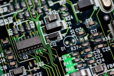 Abstract, Mainboard elektronik bilgisayar arka planı kapat. (mantık kurulu, cpu anakart, ana masa, sistem kartına, mobo)