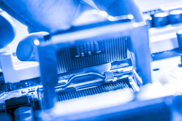 Abstract, Mainboard elektronik bilgisayar arka planı kapat. (mantık kurulu, cpu anakart, ana masa, sistem kartına, mobo)