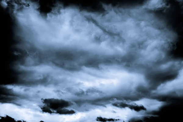 Nuvens Escuras Tempestade Com Fundo Nuvens Escuras Antes Uma Tempestade — Fotografia de Stock