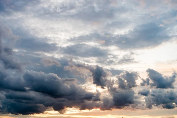 Dark Storm Clouds Background Dark Clouds Thunder Storm — Stock Photo, Image