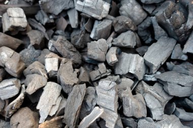 soyut, doğal siyah kömür mineral siyah taş arka plan.