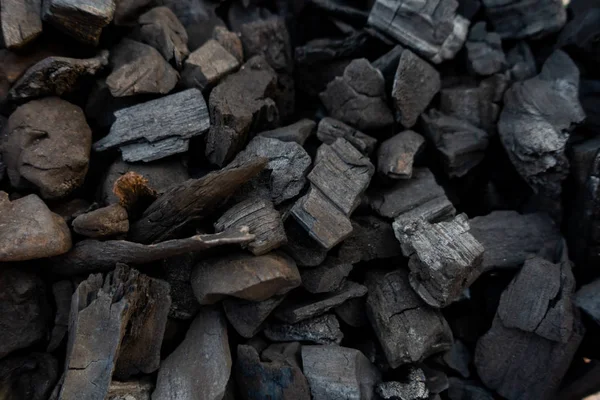Abstraktní Přírodní Černé Uhlí Minerální Černý Kámen Pozadí — Stock fotografie