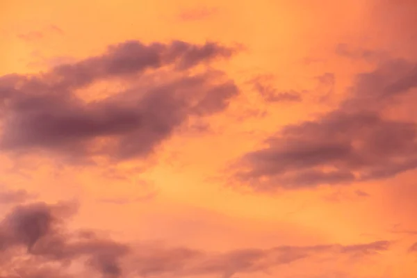 Cielo Puesta Del Sol Fondo Nubes Con Fondo — Foto de Stock