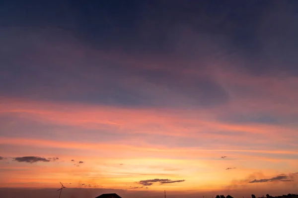 Zachód Słońca Tle Nieba Chmur Tle — Zdjęcie stockowe