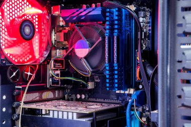 Anakart bilgisayar elektronik Cpu(central processing unit) yakın çekim
