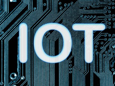 Abstract, Mainboard elektronik bilgisayar arka planı kapat. (Çok, şeylerin Internet)