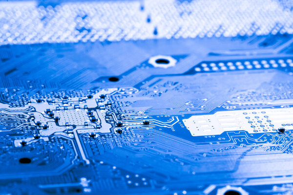Абстрактно, крупным планом на заднем плане. (логическая плата, материнская плата CPU, схема, системная плата, mobo)