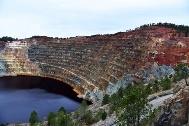 an abandoned copper mine in spain