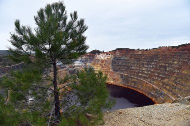 an abandoned copper mine in spain