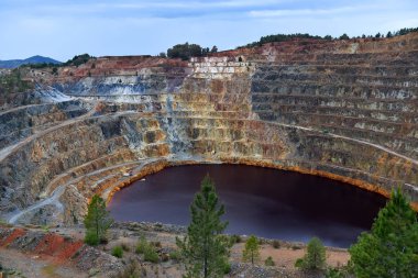 an abandoned copper mine in spain