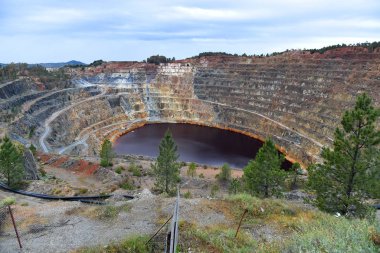 an abandoned copper mine in spain