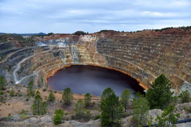 an abandoned copper mine in spain
