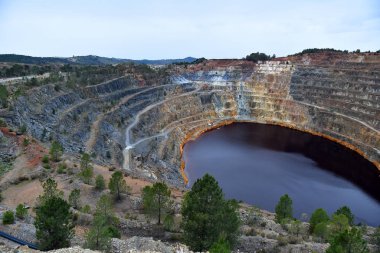 an abandoned copper mine in spain