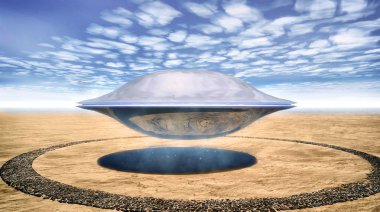 UFO çöl açılış