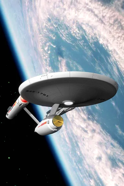 Starship Enteprise konstitutionen klass — Stockfoto