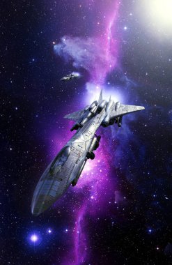 avcı bombardıman uçağı uzay gemisi ve bulutsu starfield