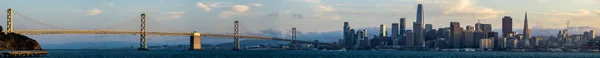 San Francisco Usa August 2019 San Francisco Panorama Bay Bridge — Φωτογραφία Αρχείου