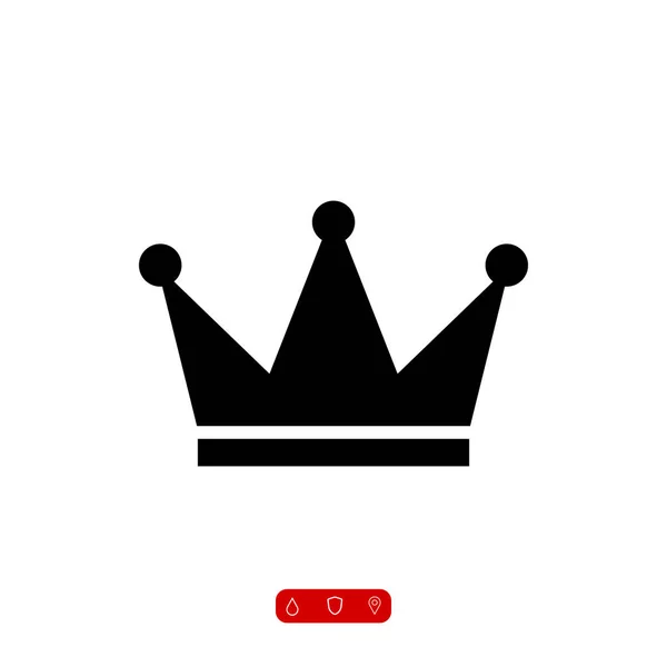 Crown icon, vector — Stock Photo, Image