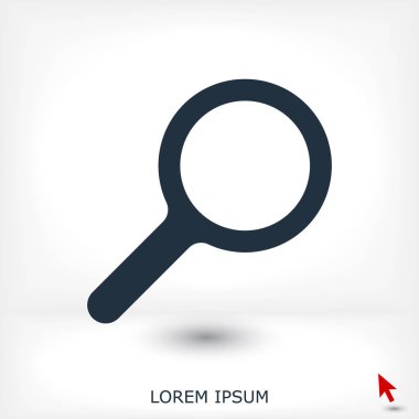 Arama simgesi, vektör