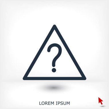 Soru işareti simgesi