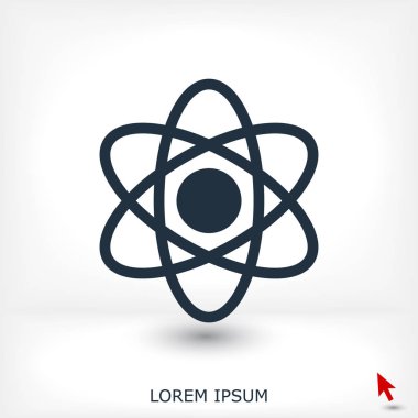 soyut fizik bilim modeli simgesi