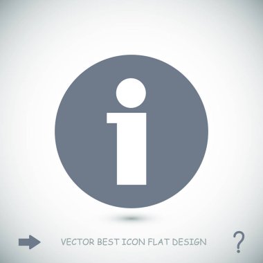 Bilgi simgesi, vektör