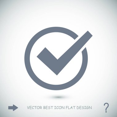 Simge onaylamak, vektör