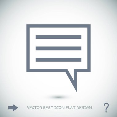 konuşma balonları simgesi