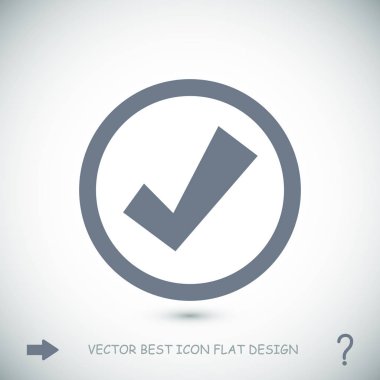 simgeler onaylamak, vektör