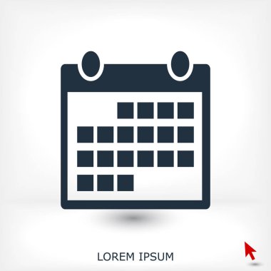 Takvim simgesini, vektör