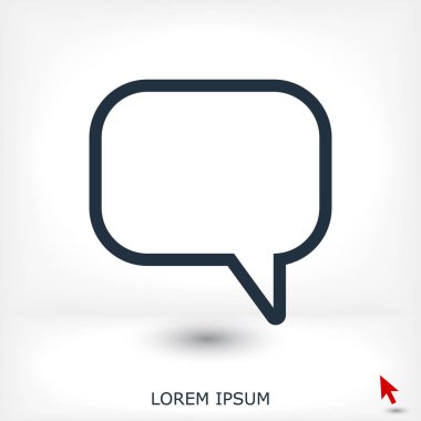 konuşma balonları simgesi