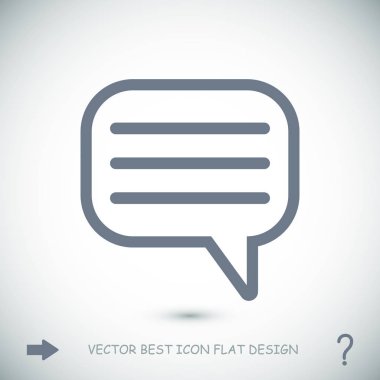 konuşma balonları simgesi