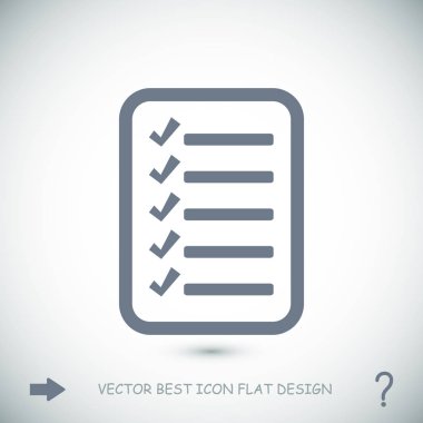 Denetim listesi kutsal kişilerin resmi, vektör