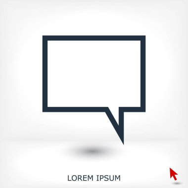 konuşma balonları simgesi