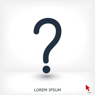 Soru işareti simgesi