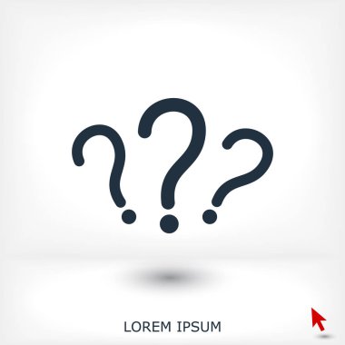 Soru işareti simgesi