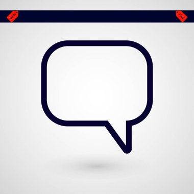 konuşma balonları simgesi