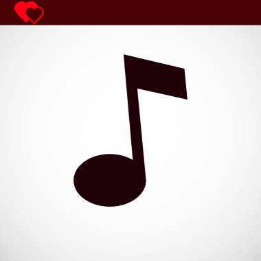 Müzik simgesini, vektör