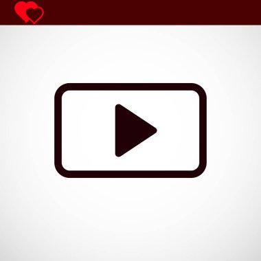 video simgesi, vektör