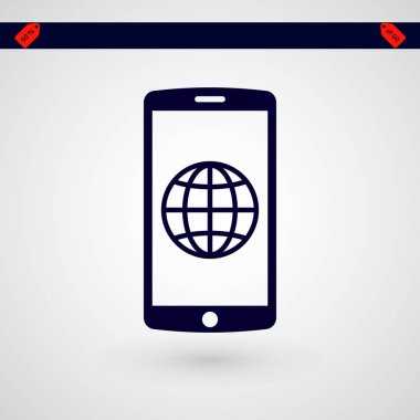 Mobil akıllı telefon simgesi