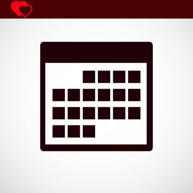 takvim simge vektör