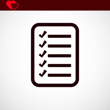 Denetim listesi kutsal kişilerin resmi, vektör