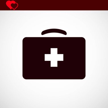 ilk yardım çantası simgesini