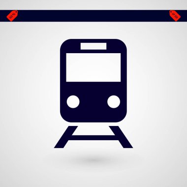 simge tren, vektör