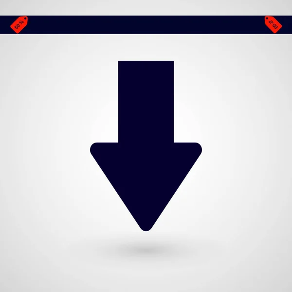 Icono de flecha, vector — Vector de stock
