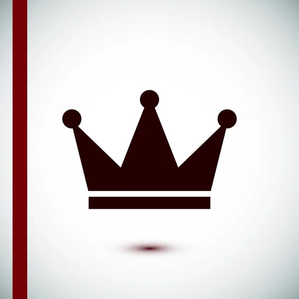 Иконка короны, вектор — стоковый вектор