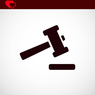 Müzayede simgesini, vektör