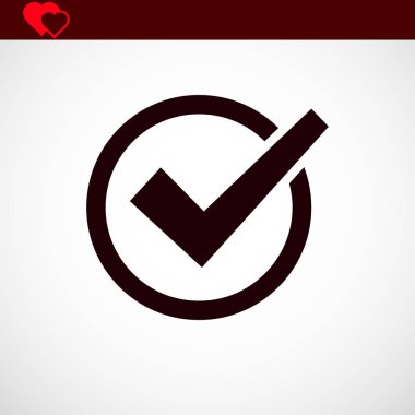 Simge onaylamak, vektör