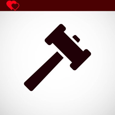 Müzayede simgesini, vektör