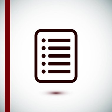 Denetim listesi kutsal kişilerin resmi, vektör